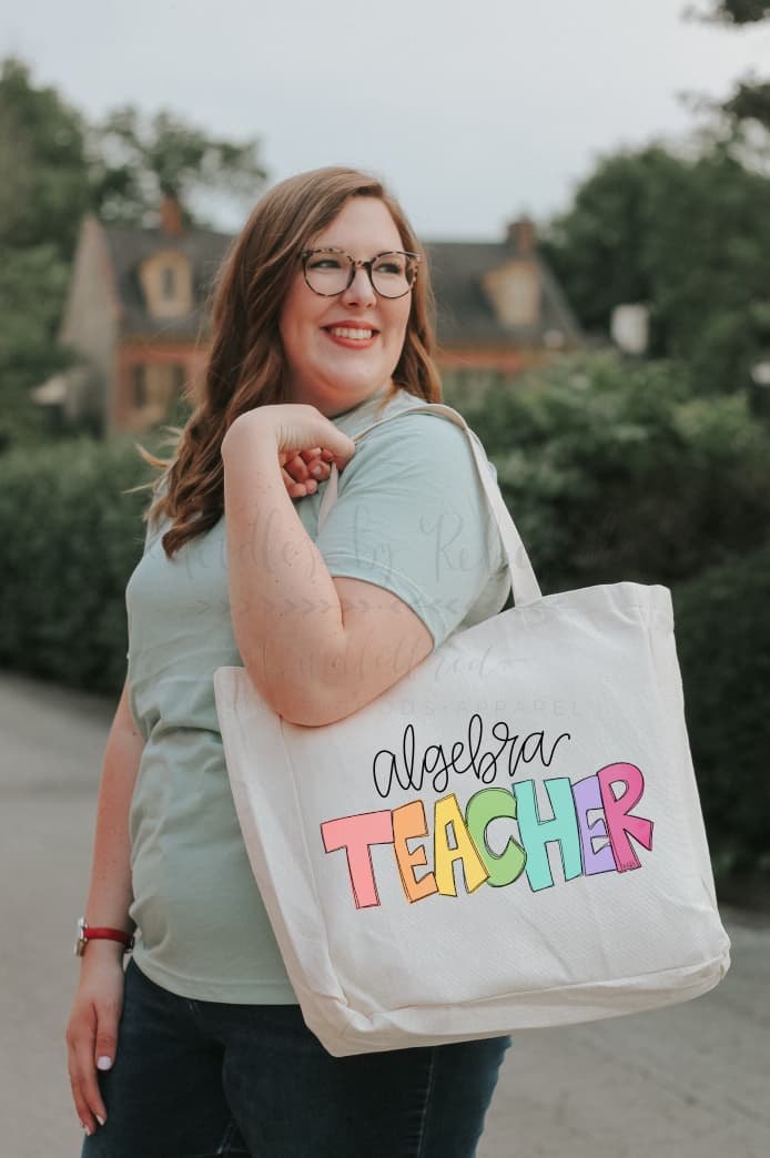 Buy Large Teacher Tote Bag Purse Handbags - Best Teacher Ever Apple Red  Plaid - Perfect for Work, Gifts for Teachers, Teacher Appreciation Day  Online at desertcartINDIA